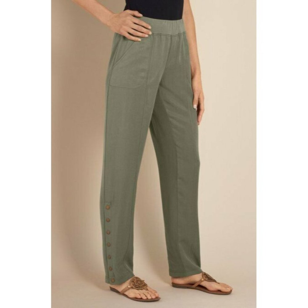 Soft Surroundings High Rise Shapely Straight Pants size S